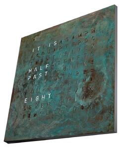 Qlocktwo - Qlocktwo Earth 45 Creator's Edition - Vintage Copper, EN - Klockor - Biegert & Funk - Blå
