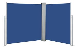 Infällbar sidomarkis blå 160x600 cm - Blå