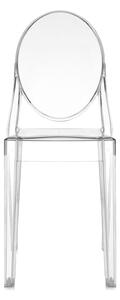 Kartell - Victoria Ghost Chair - Crystal - Matstolar - Philippe Starck - Transparent - Plast