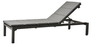 Cane-Line - Relax Dark Grey med dyna Dark Grey - Solsängar - Cane-line Design Team - Metall