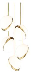 Lee Broom - Mini Crescent Chandelier 5 Piece - Klusterlampor - Flerfärgad