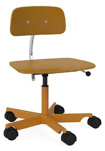 Montana - Kevi Kids 2533J chair - 142-Amber, Quick Ship - Barnstolar - Jørgen Rasmussen - Orange - Syntetiskt