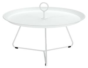 Houe - EYELET Tray Table - Ø 70 cm - White - Soffbord utomhus - Henrik Pedersen - Vit - Metall