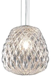 FontanaArte - Pinecone 4363 Suspension, Chrome cage/Transparent - Pendellampor - Paola Navone - Transparent