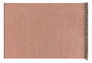 GAN - Garden Layers Rug, Diagonal Almond/Peach, 200 x 300 - Plastmattor - Patricia Urquiola - Orange
