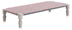 GAN - Garden Layers Single Indian Bed - Tartan Blue - Solsängar - Patricia Urquiola - Metall