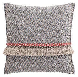 GAN - Garden Layers Big Cushion - Diagonal Almond/Blue - Dynor och kuddar - Patricia Urquiola - Blå