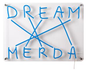 Seletti - Led Lamp Dream - Merda - Vägglampor - Nico Vascellari - Blå