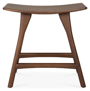 Ethnicraft - Osso Stool - Varnished Teak - Brown - Pallar - Alain Van Havre - Brun - Trä