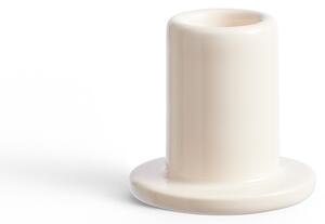 HAY - Tube Candleholder Small - Off-white - Ljusstakar - Vit