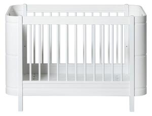 Oliver Furniture - Wood Mini+ Cot Bed Incl. Junior Kit, White - Spjälsängar och barnsängar - Søren Rørbæk - Vit - Trä