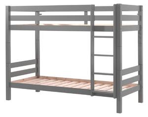 Våningssäng Pino Set med 2 Lådor Grå, 160 cm - Grå, 160 cm