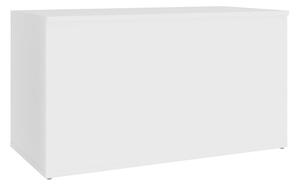 Förvaringskista vit 84x42x46 cm spånskiva - Vit