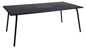 Fermob - Monceau Table 194 x 94 cm, Anthracite - Matbord utomhus - Grå - Metall