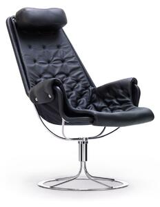 DUX - Jetson Classic Soft Läder Svart - Fåtöljer - Bruno Mathsson - Svart - Läder/Naturmaterial/Metall/Syntetiskt