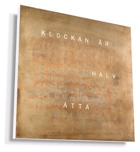 Qlocktwo - Qlocktwo Earth 45 Creator's Edition - Silver & Gold - Klockor - Biegert & Funk - Silver
