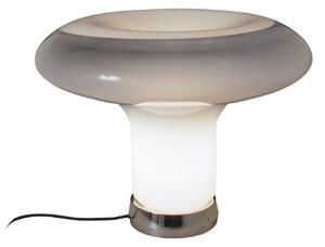 Artemide - Lesbo Table Lamp Smoked White - Bordslampor - Angelo Mangiarotti - Vit