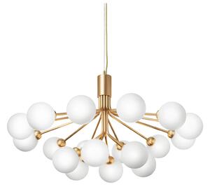 Nuura - Apiales 18 Brushed Brass/Opal White - Takkronor - Sofie Refer - Guld
