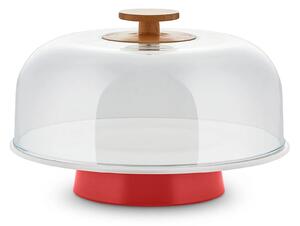 Alessi - Mattina Small stand - Red - Kak- och tårtfat - BIG-GAME