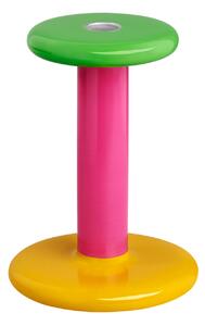 HEM - Pesa Candle Holder Medium - Green/Magenta/Honey Yellow - Ljusstakar - Fabien Cappello - Rosa,Grön,Gul