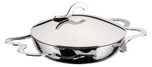 Alessi - Tegamino Egg pan with 2 handles - Stekpannor - Alessandro Mendini - Silver