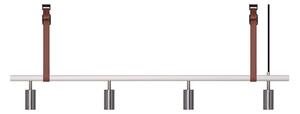 Rubn - Long John 4 White/Steel / Brown leather - Takkronor - Niclas Hoflin - Silver,Vit