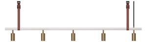 Rubn - Long John 5 White/Brass / Brown leather - Takkronor - Niclas Hoflin - Guld,Vit