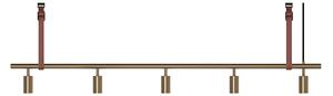 Rubn - Long John 5 Brass / Brown leather - Takkronor - Niclas Hoflin - Guld