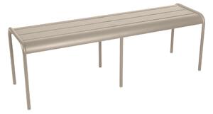Fermob - Luxembourg 3/4 Seater Bench Nutmeg 14 - Trädgårdsbänkar - Frédéric Sofia - Beige - Metall
