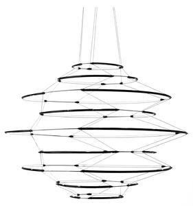 Nemo Lighting - Drop Lamp Linear Led Black - Takkronor - Arihiro Miyake - Svart