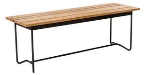 Skargaarden - Grinda Bench - Trädgårdsbänkar - Matilda Lindblom - Träfärgad - Metall/Trä