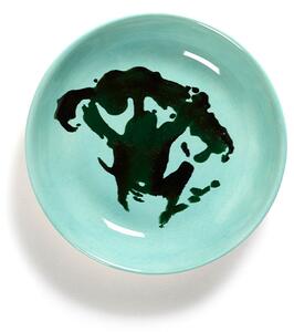 Serax - Dish Feast S L11,5 X W11,5 X H2 cm - Azure Broccoli Green - Djupa tallrikar - Yotam Ottolenghi - Grön