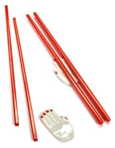 Serax - Chopstick Holder Incl. Chopsticks Table Nomade - Set of 2 - Övriga bestick - Paola Navone