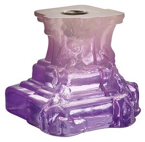 Kosta Boda - Rocky Barouqe Candlestick Syren 100 mm - Ljusstakar - Hanna Hansdotter - Lila
