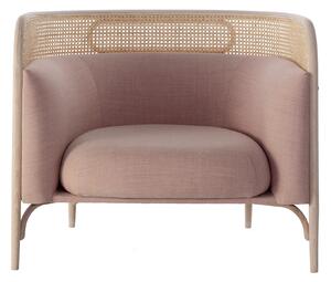 Gebruder Thonet Vienna - Targa Lounge Chair, Beech B01, Fabric Cat. B Remix 3 Col. 452 - Fåtöljer - GamFratesi - Träfärgad - Trä/Textilmaterial/Syntetiskt/Skum