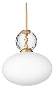 Nuura - Rizzatto 32 Satin Brass/Opal White - Pendellampor - Paolo Rizzatto - Flerfärgad