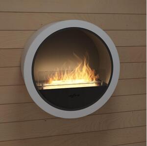 InFire - Wall BIO fireplace diameter 70 cm vit