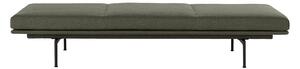 Muuto - Outline Daybed / Black Base Fjord 961 - Dagbäddar - Anderssen & Voll