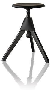 Magis - Tom Jerry - The Wild Bunch Stool H70/86 Black base/Black seat - Barstolar - Konstantin Grcic - Svart - Trä/Syntetiskt/Plast