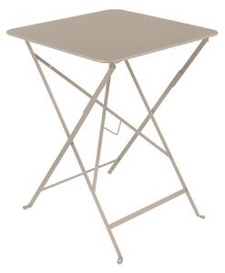 Fermob - Bistro Table 57 x 57 cm, Nutmeg - Balkong- och cafébord - Beige - Metall