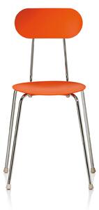 Magis - Mariolina Chair Chromed/White - Matstolar - Enzo Mari - Vit - Metall/Plast