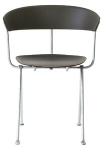 Magis - Officina Chair Black frame/Black PP seat - Matstolar - Ronan & Erwan Bouroullec - Svart - Metall/Plast