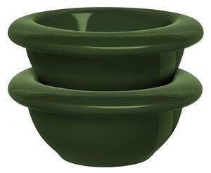 HEM - Bronto Egg Cup (Set of 2) Green - Äggkoppar - supergroup - Grön