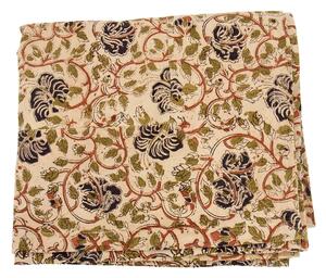 A World of Craft - Black Poppy Duk - Beige/Svart 140 x 250 cm - Dukar - Beige,Svart