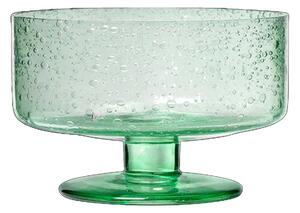 Ferm Living - Oli Dessert Cup Recycled Clear - Dessertskålar - Grön