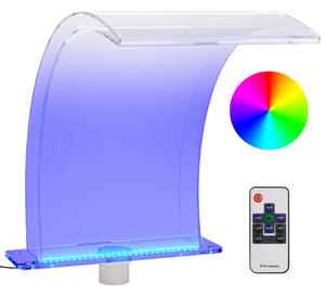 Poolfontän med RGB LED och anslutningssats akryl 50 cm