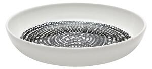 Marimekko - Räsymatto tallrik 20,5 cm white, black - Mattallrikar - Sami Ruotsalainen - Vit