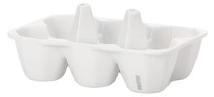 Seletti - Porcelain Egg Holder - Äggkoppar - Alessandro Zambelli,Selab - Vit