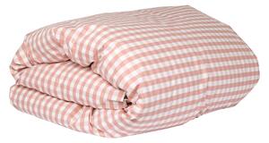 Mille Notti - Casella Påslakan, Rosa/Ivory, 150 x 210 - Påslakan - Mönstrad