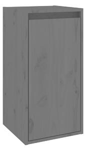 Väggskåp grå 30x30x60 cm massiv furu - Grå